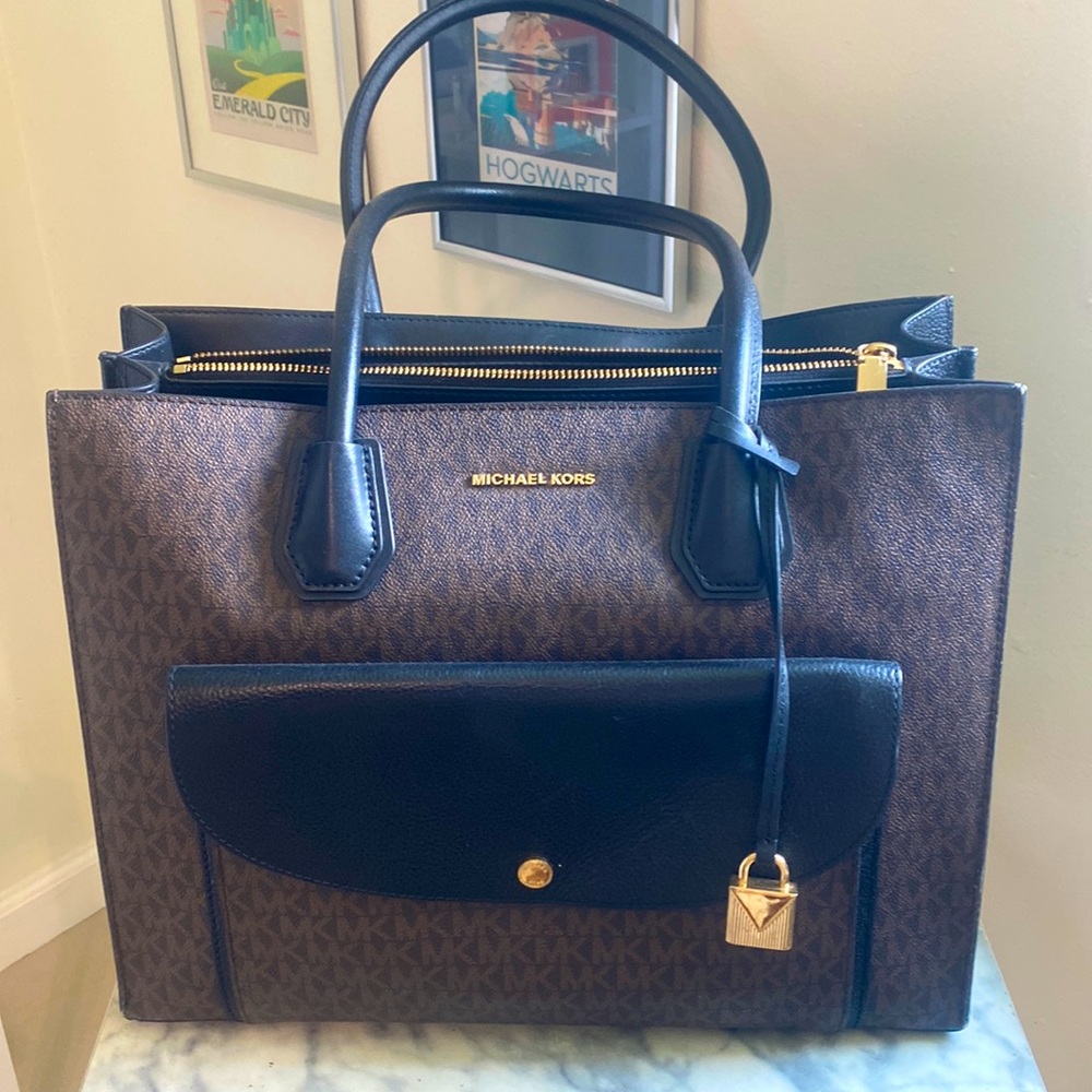 Brown and Black Michael Kora Bag